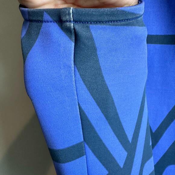 Mahi Gold Annie Dress Blue Geometric L - Picture 8 of 8